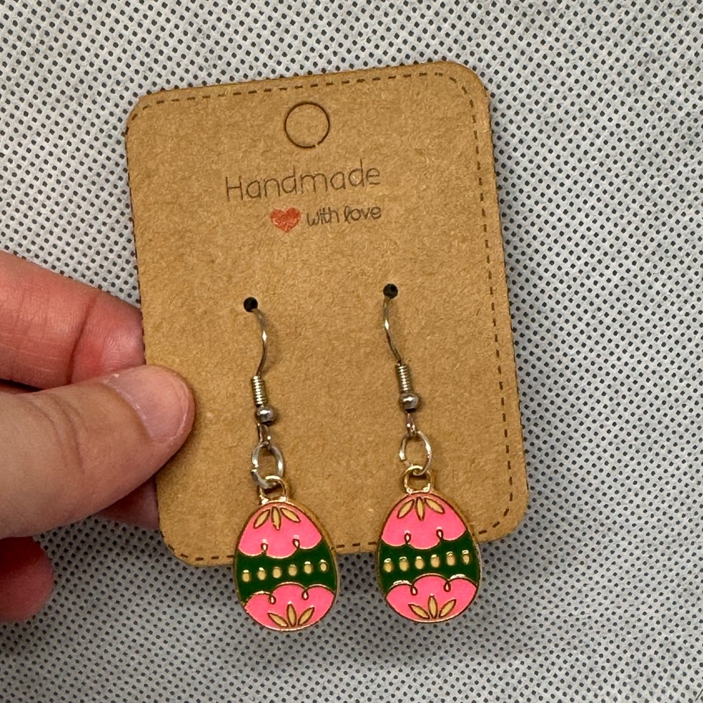 Handmade Easter Egg Earrings